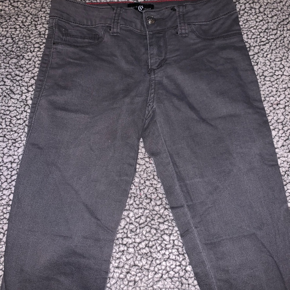 Gray jeans